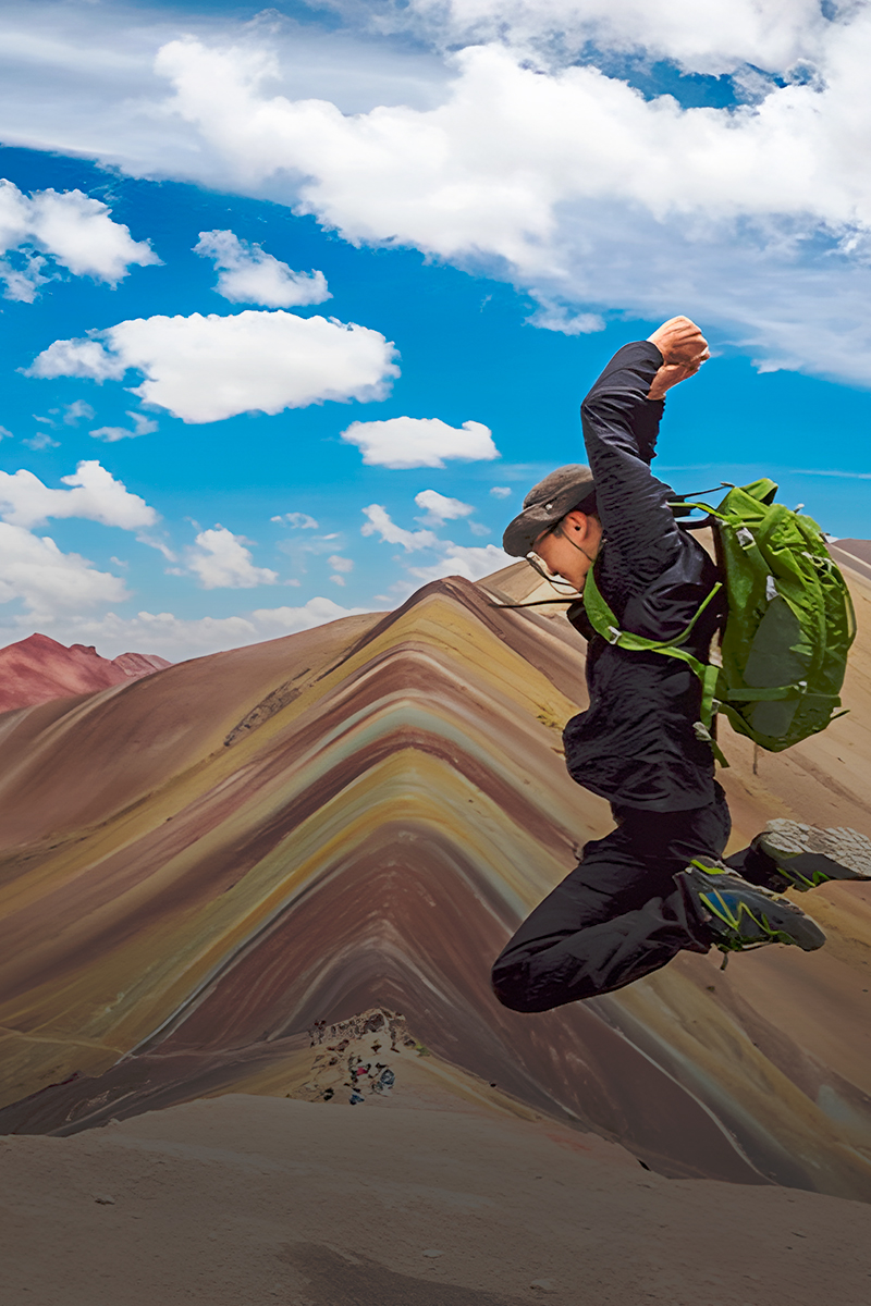 la montaña de 7 colores
